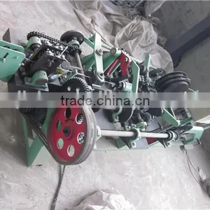 Automatic GI Barbed Wire/ Thorn Wire Making Machine for Isolation Fence or Protection Fence thumbnail-1