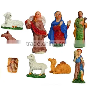 Nativity Figurine Set of 9 Polyresin Figures thumbnail-1