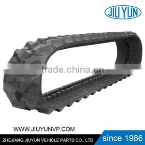 REPLACEMENT TRACK JIUYUN Rubber TrackSize: 400x72.5x74W for Bobcat E55 Mini Excavators thumbnail-1