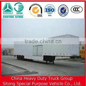 3 Axle Large Volume Enclosed Box Semi Trailer for Sale thumbnail-2