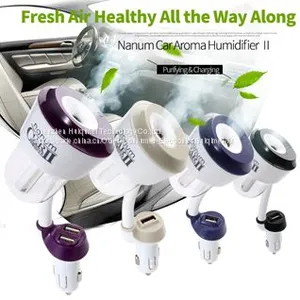 Car Air Purifier Usb Air Humidifier Aromatherapy Diffuser Car Aroma Diffuser Cool Mist Ultrasonic Humidifier thumbnail-1