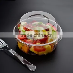 8oz Clear Round OEM Products Plastic Fruit Salad Container thumbnail-3