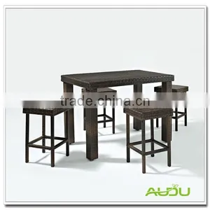 Audu Four Seater Table/Outdoor Four Stools Seaters Table thumbnail-1