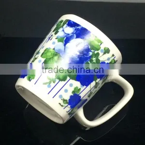 Square Porcelain Coffee Mug With Printing thumbnail-3