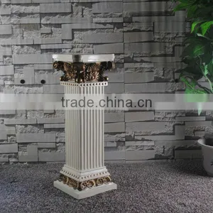 Golden And Cream Polyreisn Elegant 84H Water Fountain Bases thumbnail-2