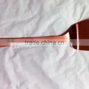 Copper Plated Stainless Steel Big Turner / Cake Turner / Slotted Turner / Kitchen Utensils Turner thumbnail-1