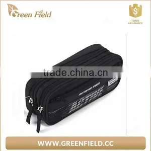 Double Layer Pencil Case Canvas Pen Pouch Pencil Bag thumbnail-2