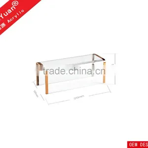 Elegant Transparent Acrylic Shoes Display Stand thumbnail-3