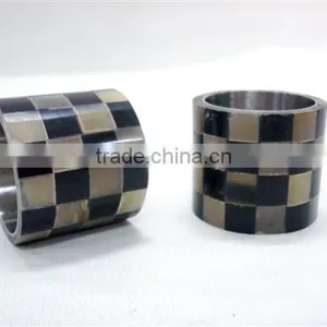 Horn Napkin Ring,Designer Napkin Rings,Napkin Ring,Table Napkin Rings,Decorative Napkin Rings,Metal Napkin Rings,Table Top Items thumbnail-1