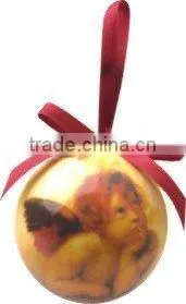 Polyfoam Christmas Angel Ball Ornament Decoration thumbnail-1
