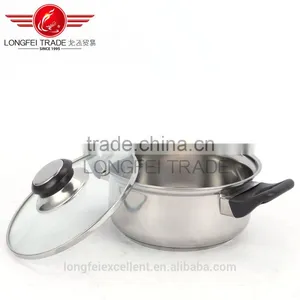 011274 High Quality Unique Handle Popular Steel Sets Cheap Hot Sale Stainless Steel Cookware thumbnail-4
