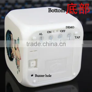 Antique Design Round Alarm Clock Decorative Plastic Clock, Home Decoration Clock thumbnail-4
