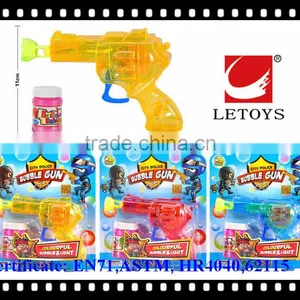 Горячая продажа! Безопасная летняя игрушка для детей - симпатичная пластиковая пузырьковая пистолетка с подсветкой. thumbnail-1