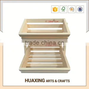 High Quality Wooden Fruit Basket for Picking thumbnail-2