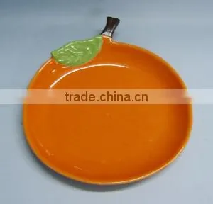 Popular Orange Fruit Ceramic Plate thumbnail-1