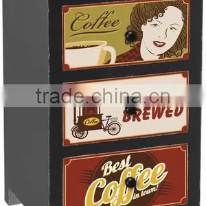 WOODEN CABINET W/3 DRAWERS thumbnail-1