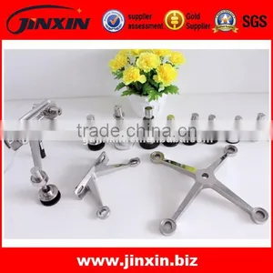 JINXIN Best Price Connector Stainless Steel Glass Spider Routel Fitting thumbnail-1