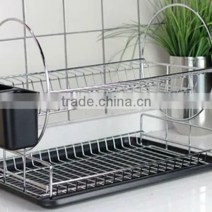 Metal Chrome Kitchen Dish Dryer Dishwasher Rack thumbnail-1