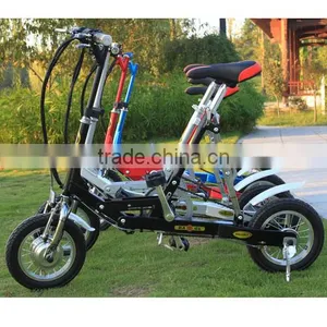 12 Inch Fashion Mini Folding Electric Bicycle Professional Tracking Bike thumbnail-1