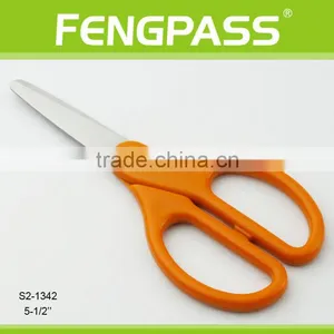 S2-1342 5-1/2" 2CR13 Stainless Steel ABS Plastic Handle Stationery Scissors / Office Scissors thumbnail-1