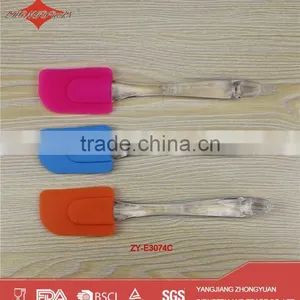 Food Grade Silicone Spatula With Plastic Handle thumbnail-1