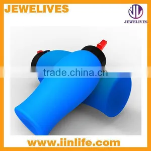 Hot Selling Silicone Rubber Bottle With Plastic Cover thumbnail-1