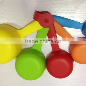 Food Grade 5pc Plastic Measuring Spoon Set New Style Plastic Scoop Set thumbnail-2
