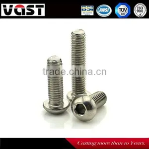 China Supplier M2 Stainless Steel Fully Thread Hex Socket Button Head Screws for Spare Part thumbnail-1