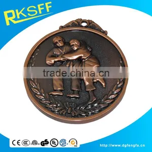 Wholesale Handmade Memorial Gifts , Metal Wrestling Medal thumbnail-6