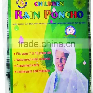Attractive Kid PE Rain Poncho,Direct Factory/Manufactory Supply thumbnail-1