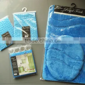 CURTAINS AND BATH MATS SET thumbnail-1