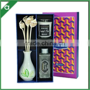 Home Decoration Aroma Diffuder /Candle Gift Set, Ceramic Scented Fragrance thumbnail-1