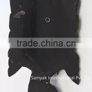 Hand Crafted Wooden Mask of Hindu Lord Ganesh Wall Hanging Made In Nepal thumbnail-4