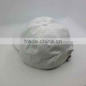 White Unstructured Washed Dad Cap Custom Distressed Hat thumbnail-6