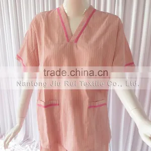 Pink/Blue Korean Style Sweat Steaming Clothes Striped Pajamas Unisex Tracksuit Plus Size Pajamas For Spa thumbnail-3