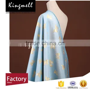 Fashionable Jacquard Brocade Polyester Fabric for Garment thumbnail-2