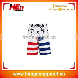 Hongen Apparel New Arrival Custom Sublimation Fashion Men Beach Short thumbnail-1