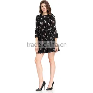 Digital Printing Ladies Fashion Dresses With Pictures thumbnail-4