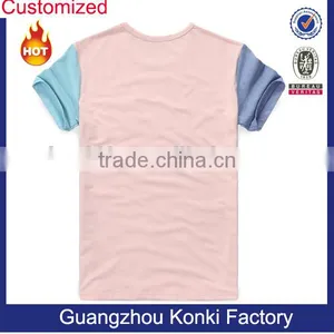 2015 Hot Selling Cotton Hit Colors T Shirt Wholesale China thumbnail-2
