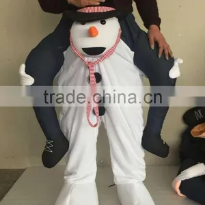 2017 Adult Fancy Dress Ride on Carry Me Snowman Costumes for Adults thumbnail-1