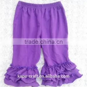 Kids Christmas Ruffle Leggings Wholesale Baby Icing Ruffle Cotton Pants thumbnail-4