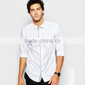 Men Oxford Shirt Designs 100 Polyester Mens Dress Shirts thumbnail-1
