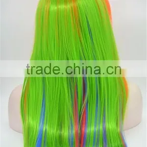 Halloween Party Christmas Costume Women Long Curly Wavy Full Wigs Hair Cosplay Party Wig thumbnail-3