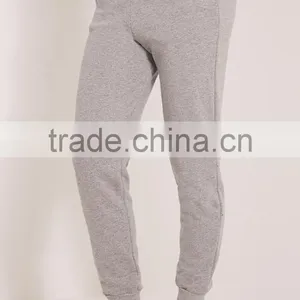 2017 High Quality Women Grey Jogger Pants French Terry Cotton Pants Sportwear Soft Cotton Pants Stretch Waist thumbnail-3