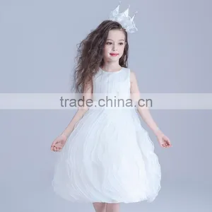 Children Summer Frock Girl Fashion Dresses for Party Stripes Ruffle Designs Dress thumbnail-1