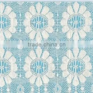 R&H High Quality Fashion Decorative Best Design Cotton Lace Royal Blue Saree Laces thumbnail-1