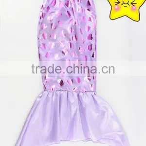 Mermaid Tails for Swimming Purple Fish Scale Mermaid Swimsuits Bathing Suit With Monofin thumbnail-1