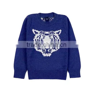 Baby Clothes Cotton Tiger Children Baby Boy Pullover Sweater thumbnail-1
