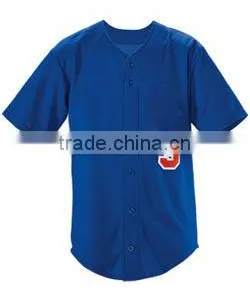 Design Teamwork Baseball Jersey Trailblazer Faux Full Button Adult Mens thumbnail-1