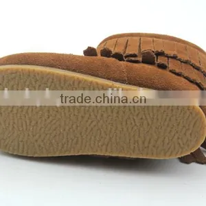 Baby Moccasins Winter Snow Long Tassel Kids Boots Wholesale thumbnail-4